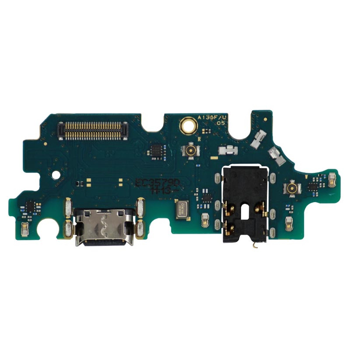 Placa de puerto de carga USB-C con jack de auriculares para Galaxy A13, A135/B/U / 2022