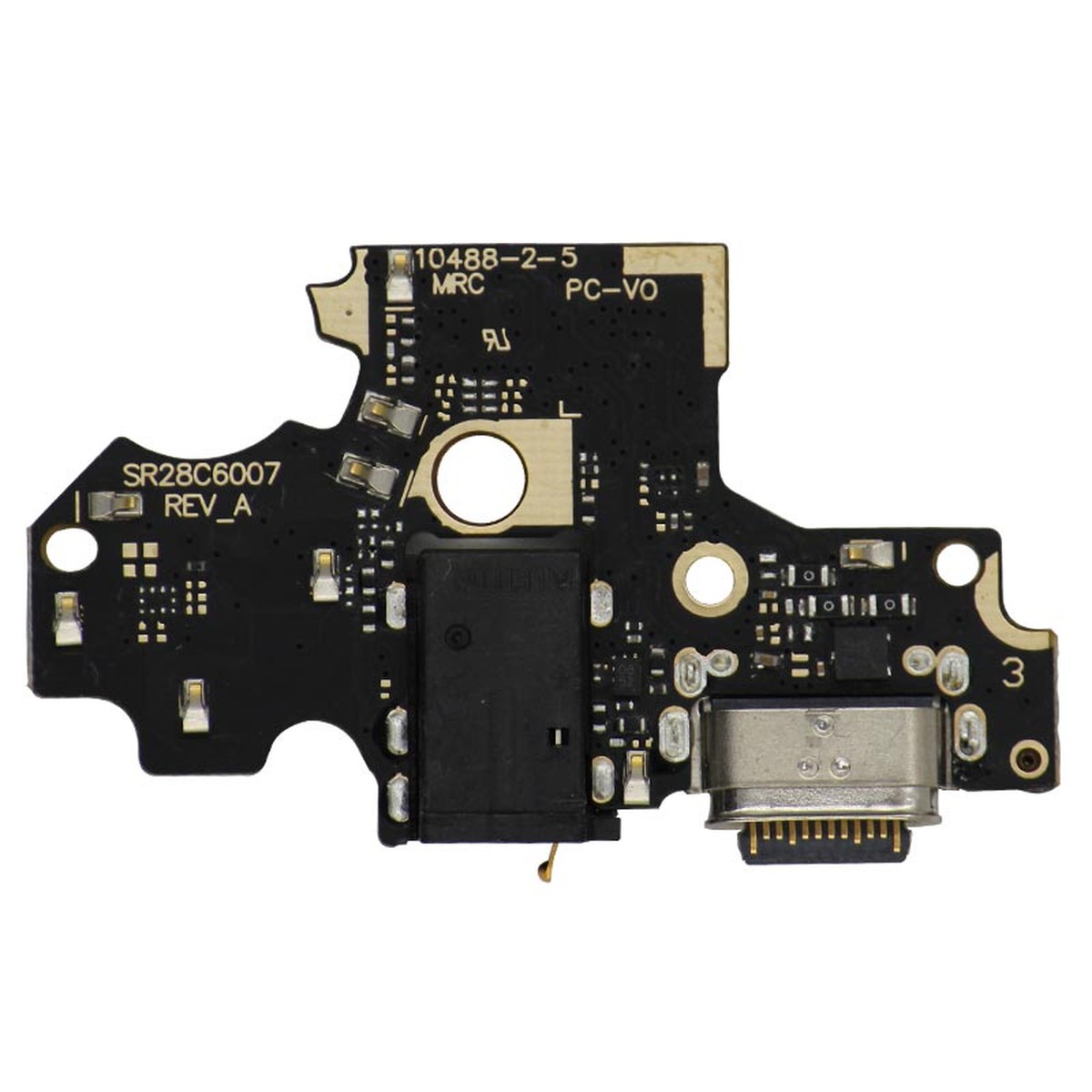 Placa de puerto de carga USB-C con jack de auriculares para Moto Edge 5G (XT2061) — imagen 2