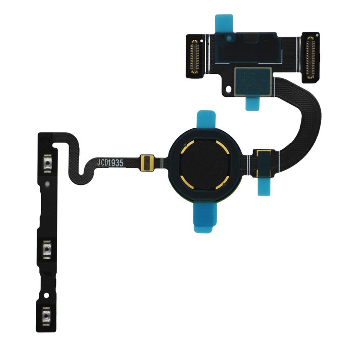 Flex de volumen con flex de lector de huellas para Google Pixel 4a XL, Black
