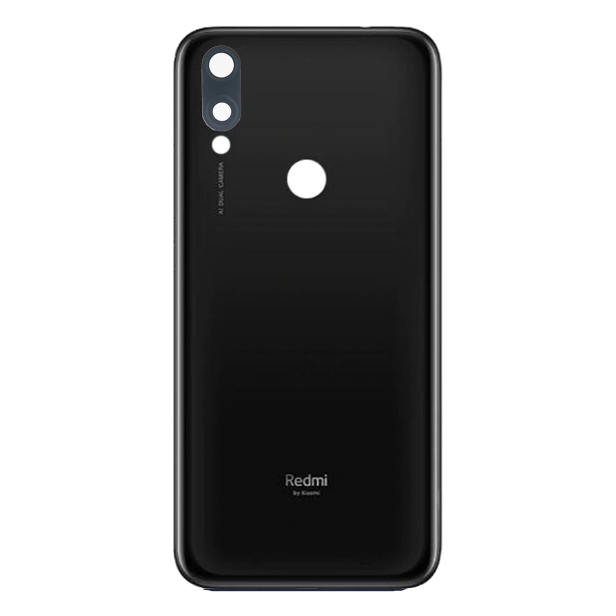 Tapa trasera con lente de cámara principal Xiaomi para Redmi 7, Negro