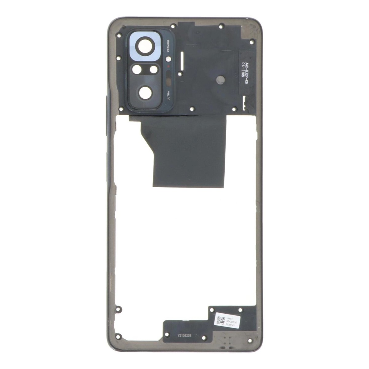 Marco Xiaomi para Redmi Note 10 Pro, Negro