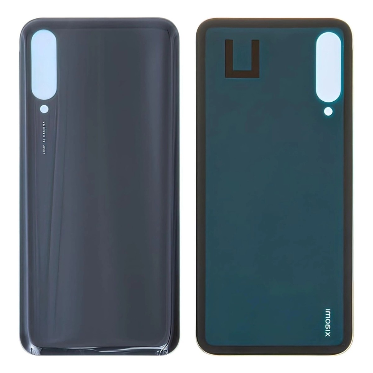 Tapa trasera con lente de cámara principal Xiaomi para Mi A3, Negro