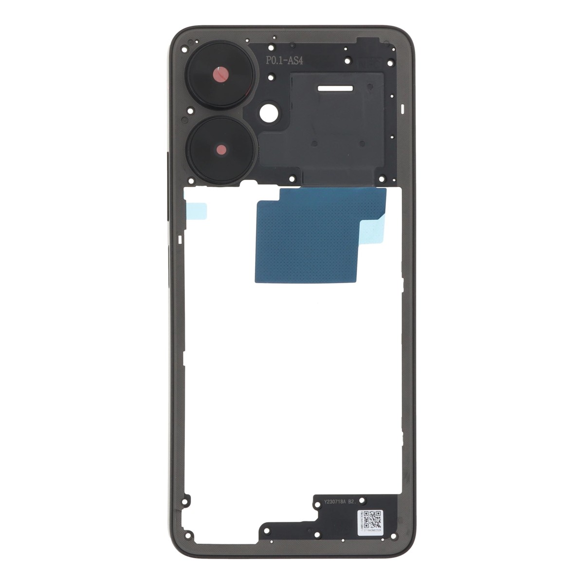 Marco Xiaomi para Redmi 13C 5G, Negro