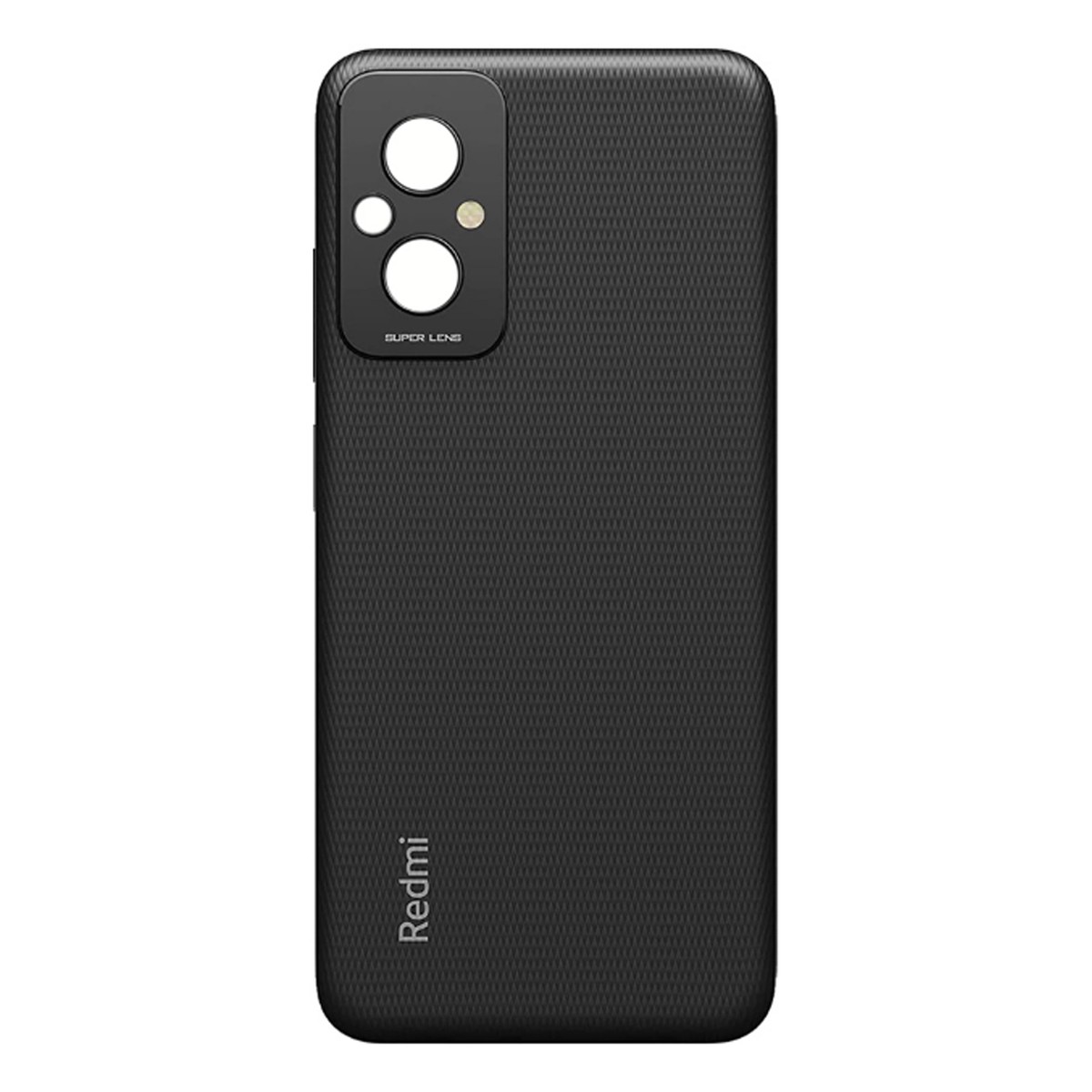 Tapa trasera Xiaomi para Redmi 11 Prime, Negro