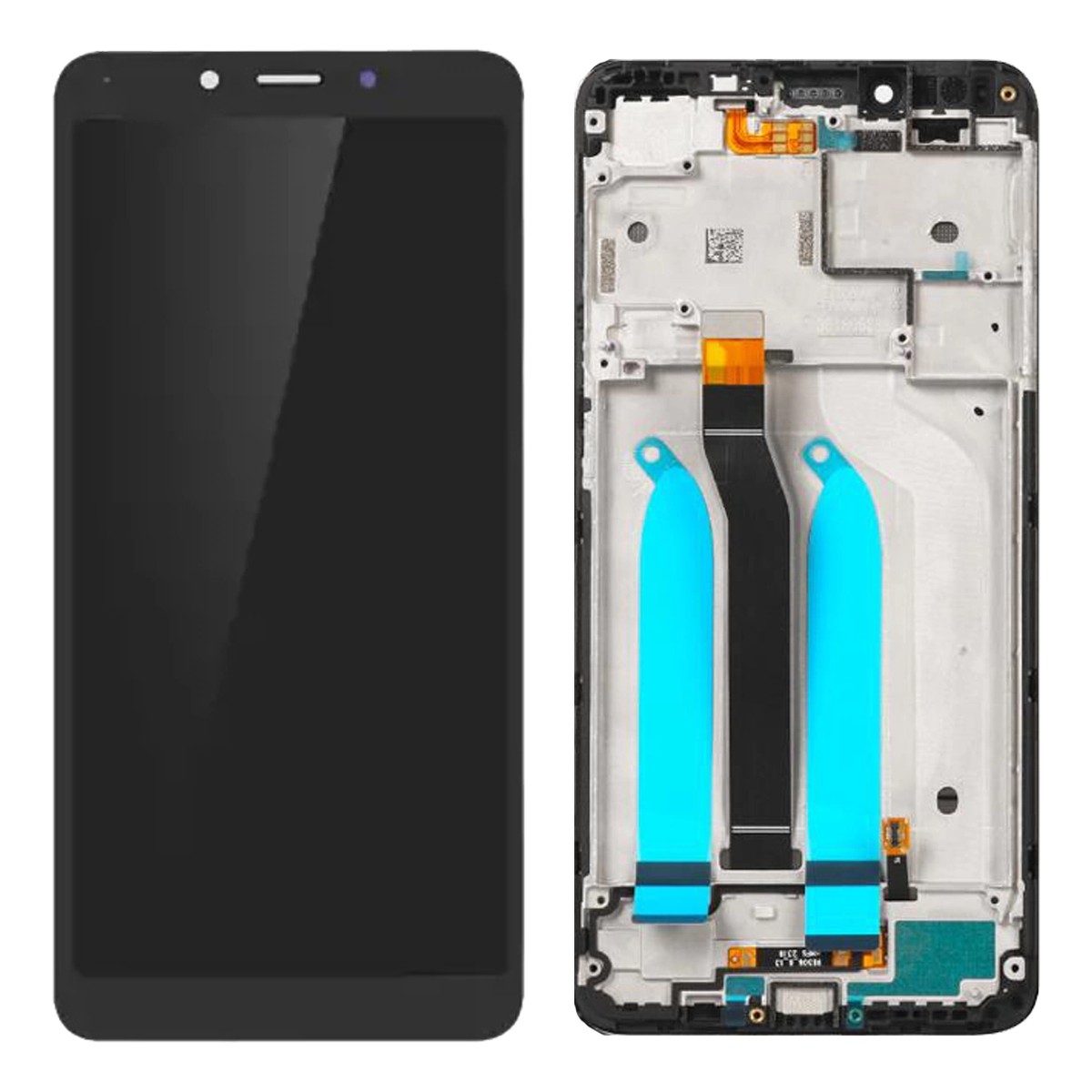 Módulo LCD con táctil + marco Xiaomi para Redmi 6 / Redmi 6A, Negro