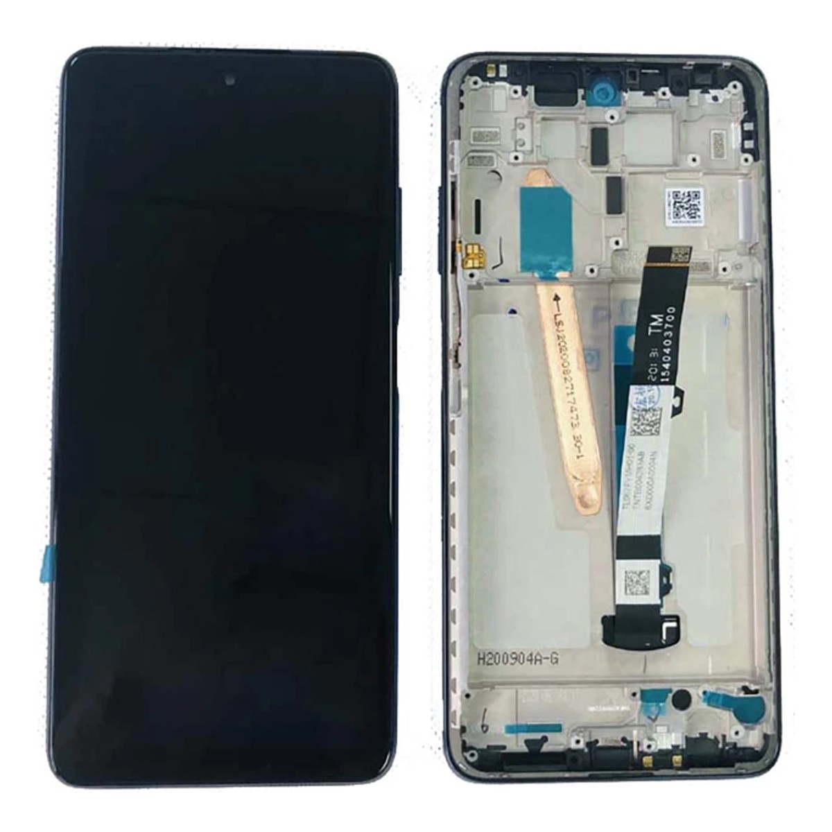 Módulo LCD con táctil + marco Xiaomi para POCO X3 / POCO X3 Pro, Negro