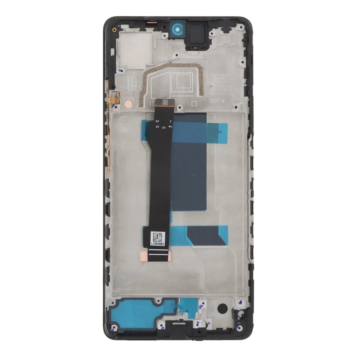 Módulo OLED con táctil + marco Xiaomi para Redmi Note 12 Pro 5G, Negro