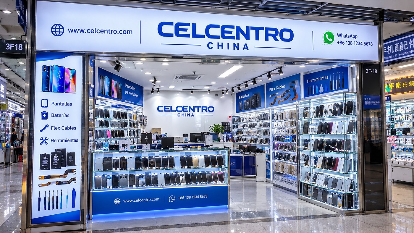 Tienda CELCENTRO en Huaqiangbei, Shenzhen
