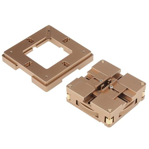 Estación de soldadura y reballing BGA 2UUL 80mm / 90mm con bloqueo automático posicionamiento preciso / ajuste multiposición con 4pcs plantillas universales — imagen 3