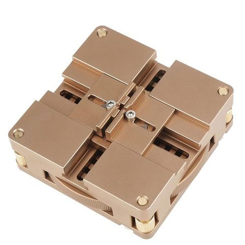 Estación de soldadura y reballing BGA 2UUL 80mm / 90mm con bloqueo automático posicionamiento preciso / ajuste multiposición con 4pcs plantillas universales — imagen 4