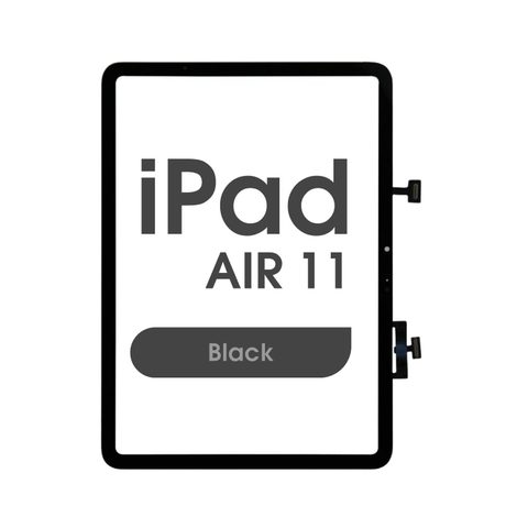 Cristal táctil con digitalizador Aftermarket para iPad Air 11 / iPad Air 11, 2024 / 2025 / WiFi / Black — imagen 1