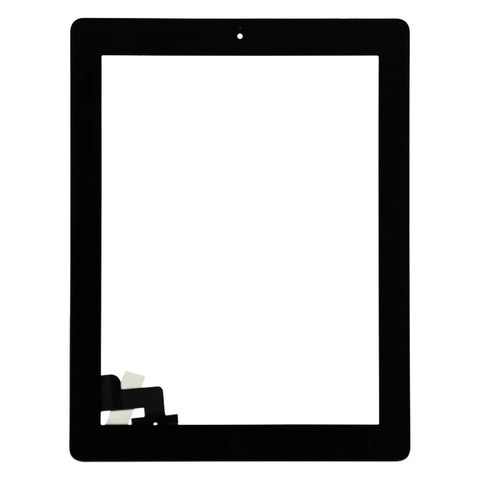 Cristal táctil con digitalizador y botón de inicio Aftermarket para iPad 2, Black — imagen 2
