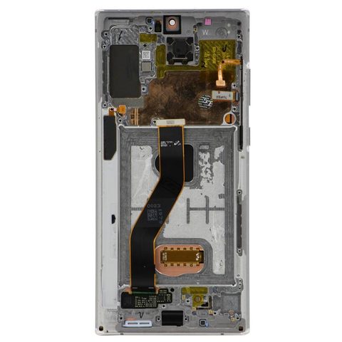 Pantalla Soft OLED con táctil + marco Aftermarket para Galaxy Note 10 Plus / 5G (N975/N976), Aura White — imagen 3