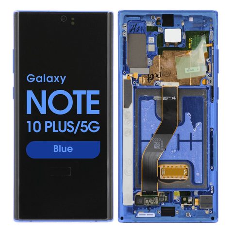 Pantalla Soft OLED con táctil + marco Aftermarket para Galaxy Note 10 Plus / 5G (N975/N976), Blue — imagen 1