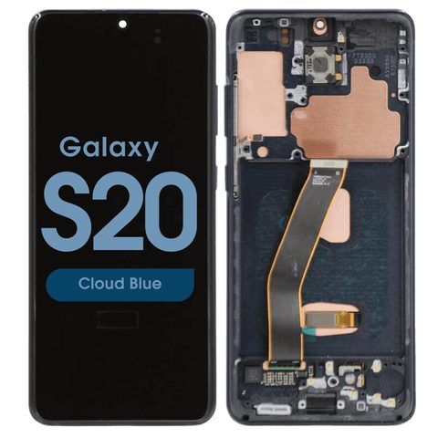 Pantalla Soft OLED con táctil + marco Aftermarket para Galaxy S20 (G980), Todas las operadoras excepto Verizon 5G UW, Cosmic Gray — imagen 3