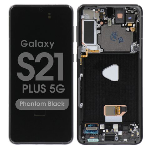 Pantalla Soft OLED con táctil + marco Aftermarket para Galaxy S21 Plus 5G (G996), Must Transfer Antenna for Verizon / Phantom Black — imagen 1