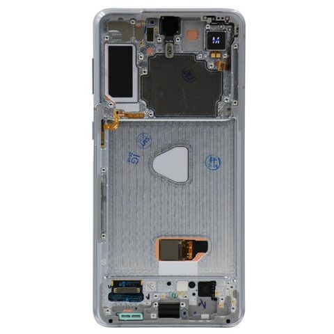 Pantalla Soft OLED con táctil + marco Aftermarket para Galaxy S21 Plus 5G (G996), Must Transfer Antenna for Verizon / Phantom Silver — imagen 3