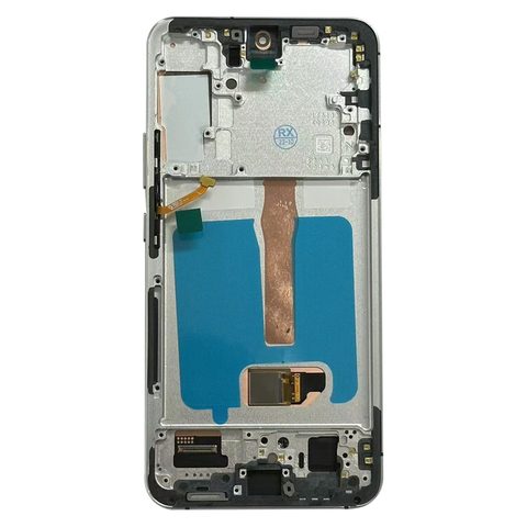 Pantalla Soft OLED con táctil + marco Aftermarket para Galaxy S22 Plus 5G (S906), White — imagen 3