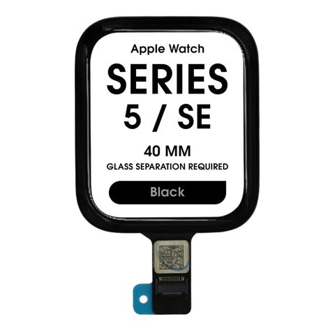 Panel táctil (digitizer) Aftermarket para Apple Watch Series 5 / SE 1st Gen / 2nd Gen, 40 mm / Glass Separation Required — imagen 1