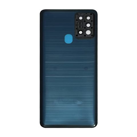 Carcasa trasera con adhesivo y lente de cámara para Galaxy A21s, A217 / 2020 / Black — imagen 2