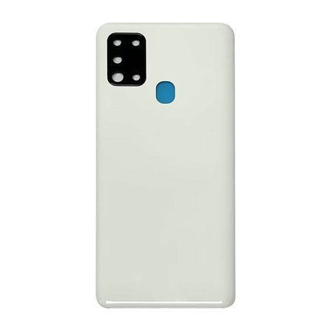 Carcasa trasera con adhesivo y lente de cámara para Galaxy A21s, A217 / 2020 / White — imagen 1