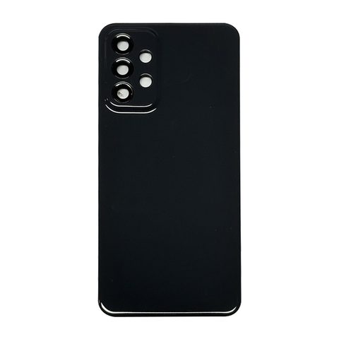 Carcasa trasera con adhesivo y lente de cámara para Galaxy A23, A235 / 2022 / Black — imagen 1
