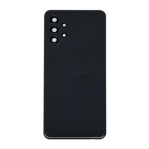 Carcasa trasera con adhesivo y lente de cámara para Galaxy A32 5G, A326 / 2021 / Awesome Black — imagen 1