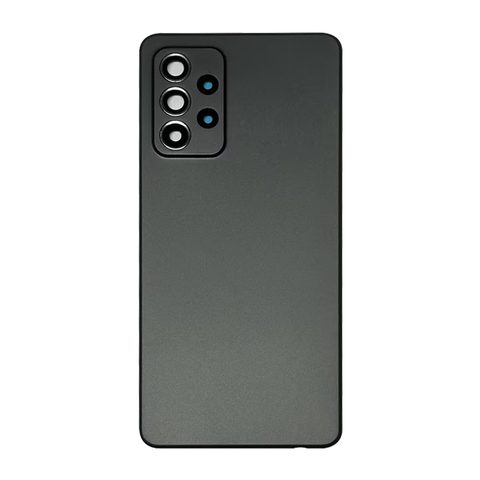 Carcasa trasera con adhesivo y lente de cámara para Galaxy A52 4G, A525 / 2021 / Black — imagen 1