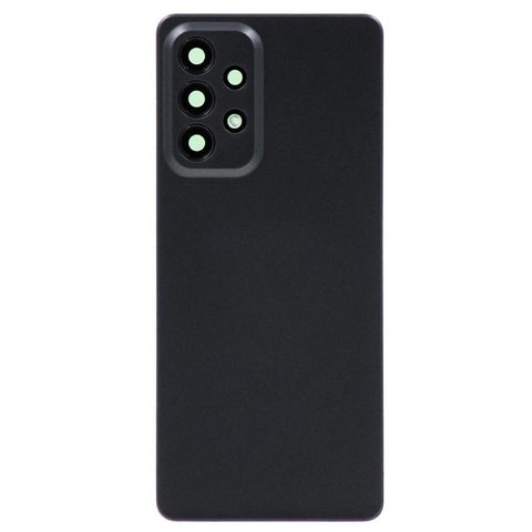 Carcasa trasera con adhesivo y lente de cámara para Galaxy A53 5G, A536 / 2022 / Black — imagen 1