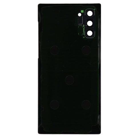 Carcasa trasera con adhesivo y lente de cámara para Galaxy Note 10 (N970), Aura Black — imagen 2