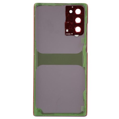 Carcasa trasera con adhesivo y lente de cámara para Galaxy Note 20 5G (N980), Mystic Red — imagen 2