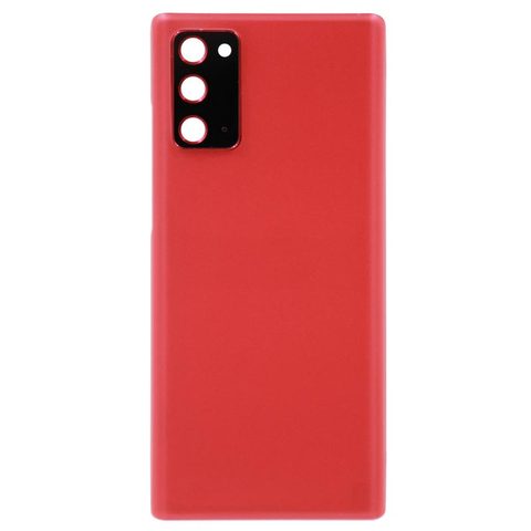 Carcasa trasera con adhesivo y lente de cámara para Galaxy Note 20 5G (N980), Mystic Red — imagen 1