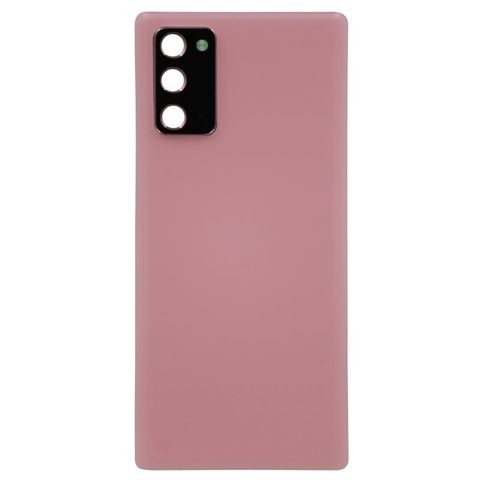 Carcasa trasera con adhesivo y lente de cámara para Galaxy Note 20 5G (N980), Pink — imagen 1
