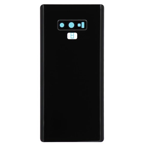Carcasa trasera con adhesivo y lente de cámara para Galaxy Note 9 (N960), Midnight Black — imagen 1