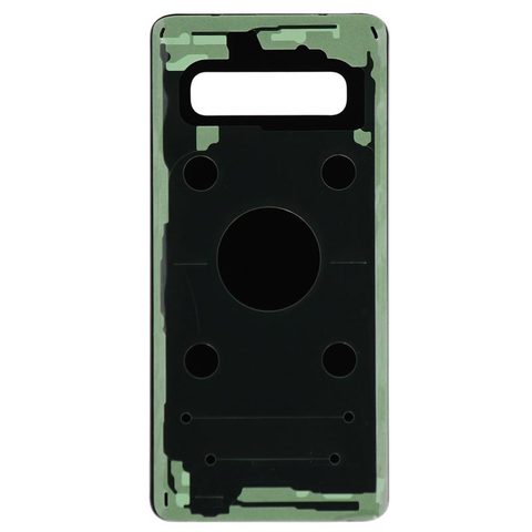 Carcasa trasera con adhesivo y lente de cámara para Galaxy S10 (G973), Prism Black — imagen 2