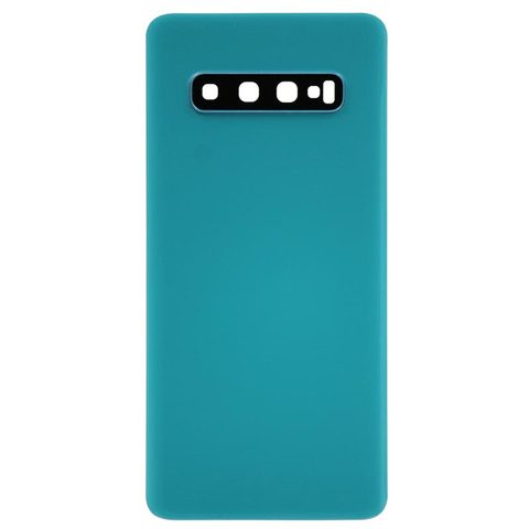 Carcasa trasera con adhesivo y lente de cámara para Galaxy S10 (G973), Prism Green — imagen 1