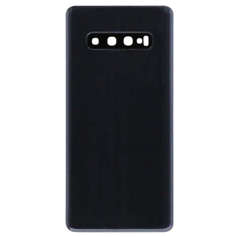 Carcasa trasera con adhesivo y lente de cámara para Galaxy S10 Plus (G975), Prism Black