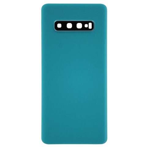 Carcasa trasera con adhesivo y lente de cámara para Galaxy S10 Plus (G975), Prism Green — imagen 1