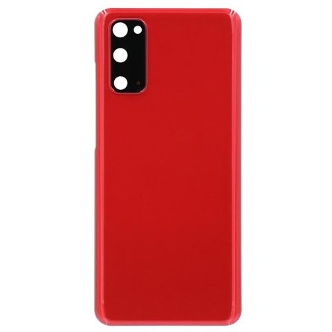 Carcasa trasera con adhesivo y lente de cámara para Galaxy S20 (G980), Aura Red — imagen 1
