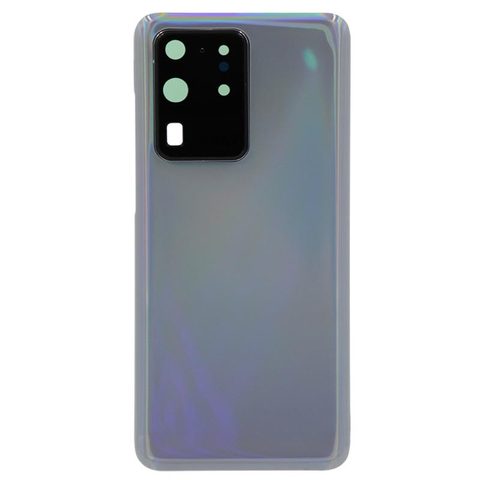 Carcasa trasera con adhesivo y lente de cámara para Galaxy S20 Ultra (G988), Cosmic Gray — imagen 1