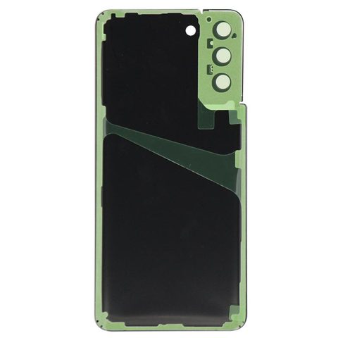 Carcasa trasera con adhesivo y lente de cámara para Galaxy S21 Plus 5G (G996), Phantom Black — imagen 2