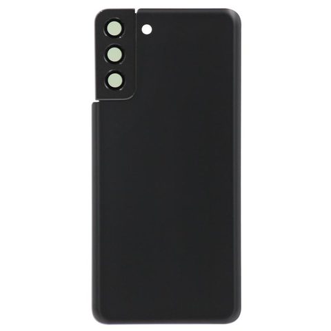 Carcasa trasera con adhesivo y lente de cámara para Galaxy S21 Plus 5G (G996), Phantom Black — imagen 1