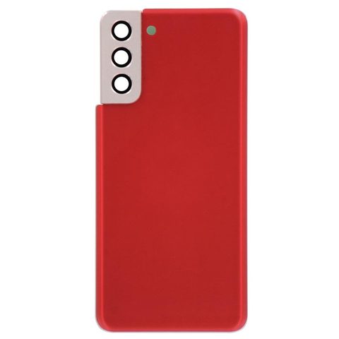 Carcasa trasera con adhesivo y lente de cámara para Galaxy S21 Plus 5G (G996), Phantom Red — imagen 1