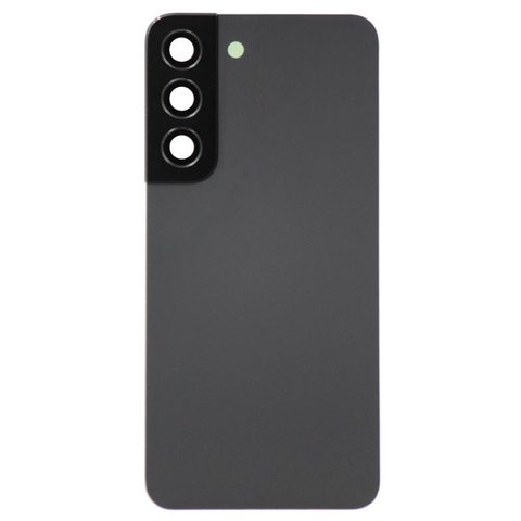 Carcasa trasera con adhesivo y lente de cámara para Galaxy S22 5G (S901), Phantom Black — imagen 1