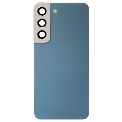 Carcasa trasera con adhesivo y lente de cámara para Galaxy S22 5G (S901), Sky Blue — imagen 1