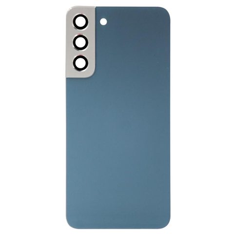 Carcasa trasera con adhesivo y lente de cámara para Galaxy S22 Plus 5G (S906), Sky Blue — imagen 1