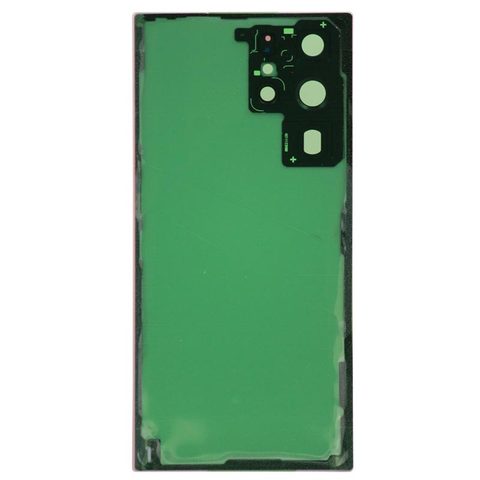 Carcasa trasera con adhesivo y lente de cámara para Galaxy S22 Ultra 5G (S908), Red — imagen 2