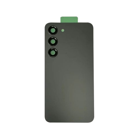 Carcasa trasera con adhesivo y lente de cámara para Galaxy S23 5G (S911), Green — imagen 1