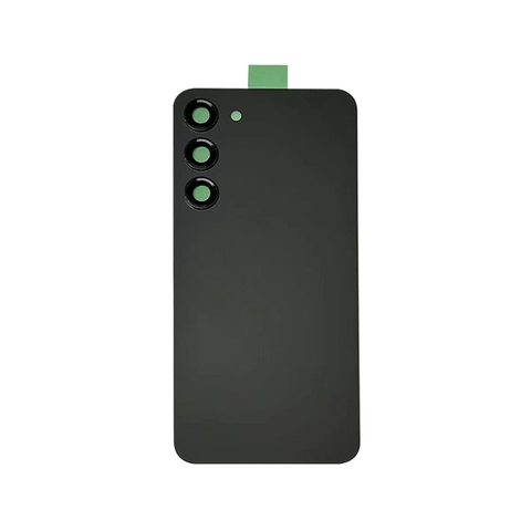 Carcasa trasera con adhesivo y lente de cámara para Galaxy S23 Plus 5G (S916), Phantom Black — imagen 1