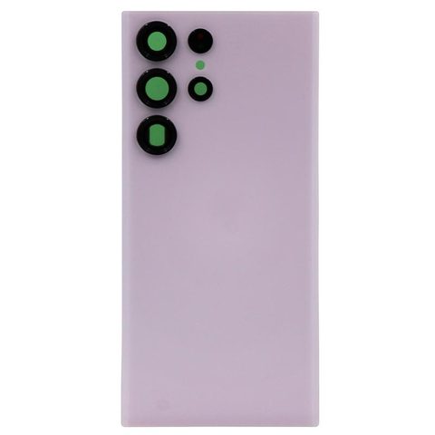Carcasa trasera con adhesivo y lente de cámara para Galaxy S23 Ultra 5G (S918), Lavender — imagen 1